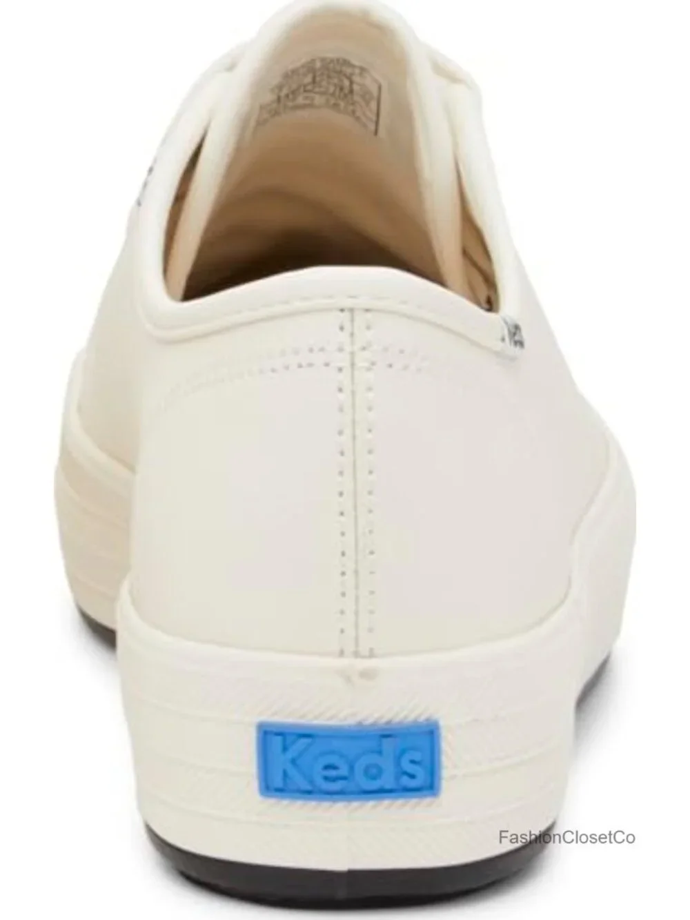 Women's Lace-Up Platform Sneakers - Leather Upper, Cushioned Footbed
